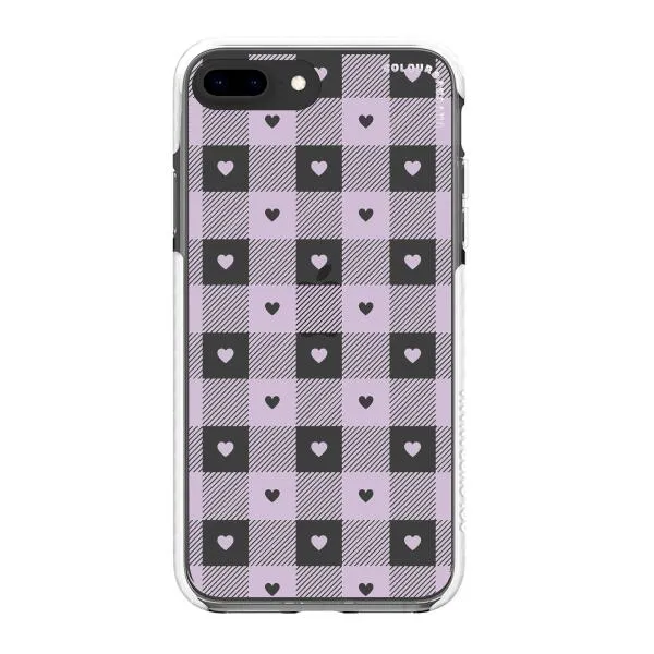 iPhone Case - Pastel Lilac And Off White