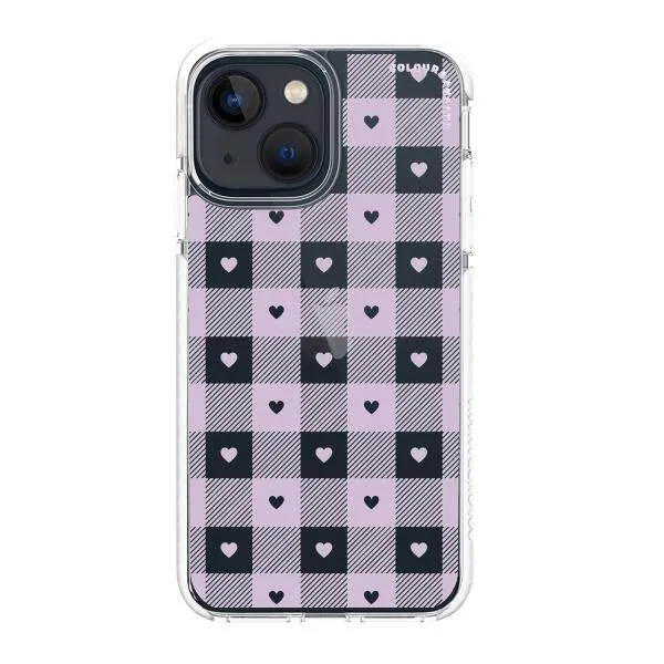 iPhone Case - Pastel Lilac And Off White