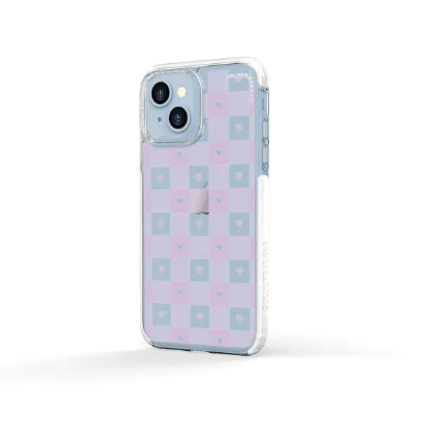 iPhone Case - Pastel Lilac And Off White