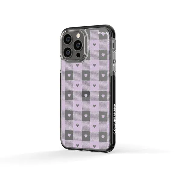 iPhone Case - Pastel Lilac And Off White