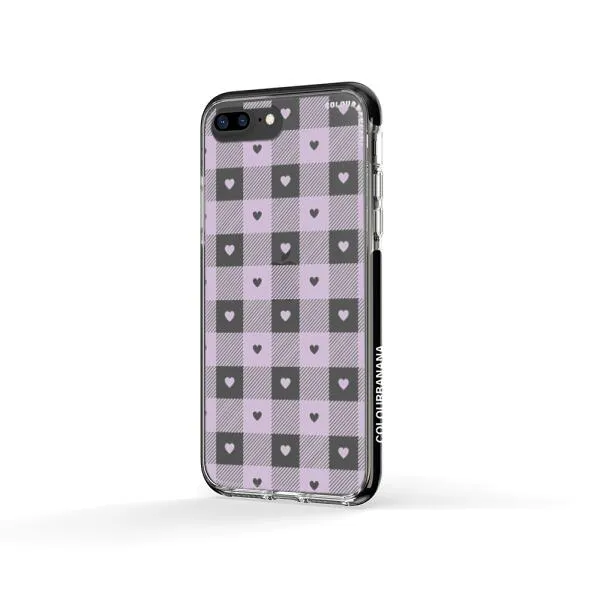 iPhone Case - Pastel Lilac And Off White