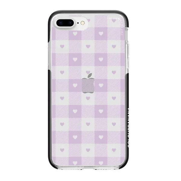 iPhone Case - Pastel Lilac And Off White