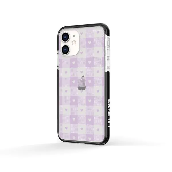 iPhone Case - Pastel Lilac And Off White