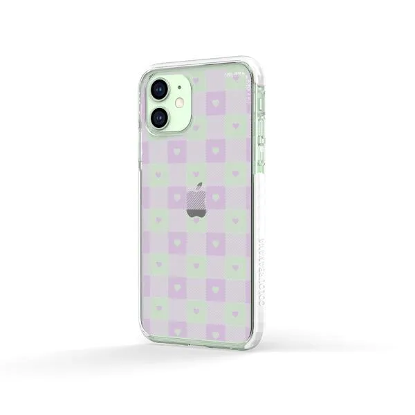 iPhone Case - Pastel Lilac And Off White