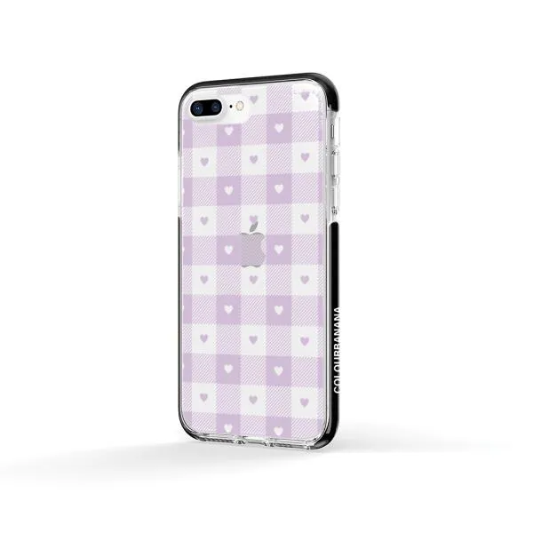 iPhone Case - Pastel Lilac And Off White