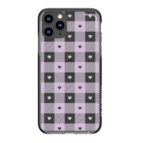 iPhone Case - Pastel Lilac And Off White