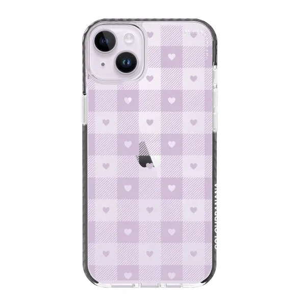 iPhone Case - Pastel Lilac And Off White