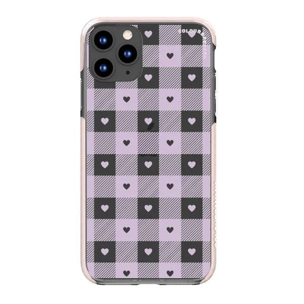 iPhone Case - Pastel Lilac And Off White