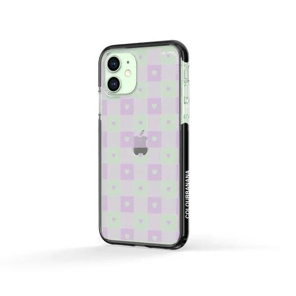 iPhone Case - Pastel Lilac And Off White