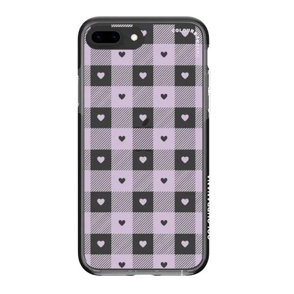 iPhone Case - Pastel Lilac And Off White