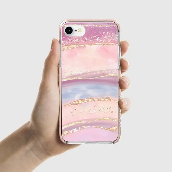 iPhone Case -  Rainbow and Stars Watercolor