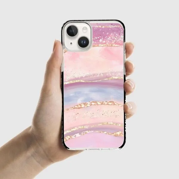 iPhone Case -  Rainbow and Stars Watercolor