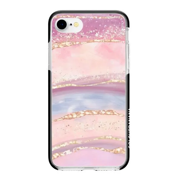 iPhone Case -  Rainbow and Stars Watercolor