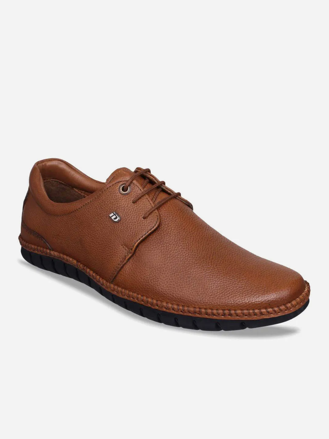 Men's Tan Comfort Fit Semi Formal Lace Up (ID2072)