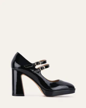 OLIVIA HIGH HEELS BLACK PATENT